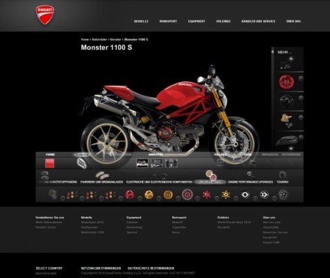 Ducati hat Internetauftritt überarbeitet