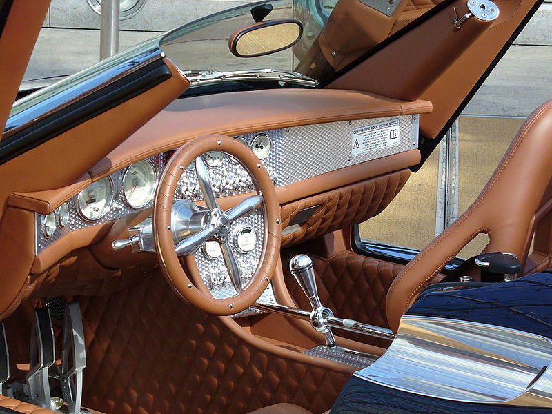 Ein Blick ins Interieur des Spyker C8