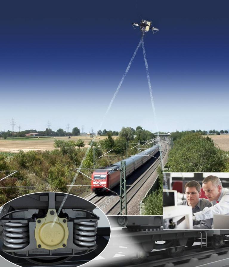 Im Generator-Sensor-Lager (GSL) werden Signale erfasst und über GPS an einen Leitrechner übertragen. 
