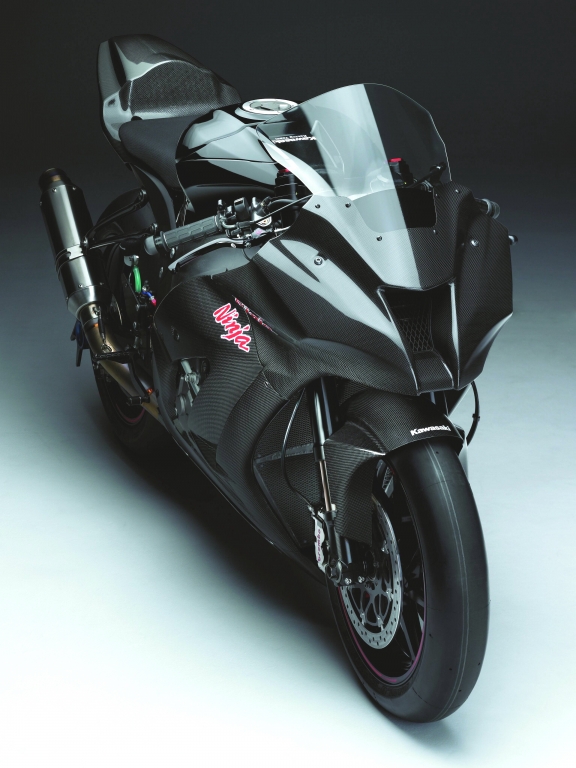 Kawasakis Ninja ZX-10R Race Bike. 