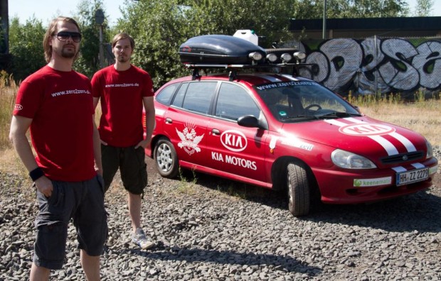 Kia Rio bei der Mongol Rallye 2010