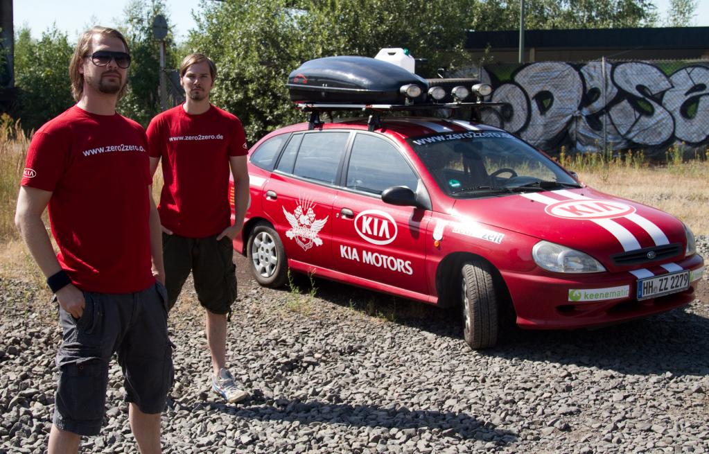 Kia Rio bei der Mongol Rallye 2010
