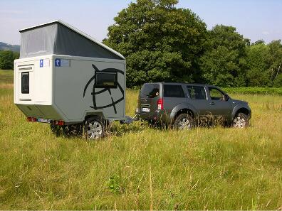 Living in a box: Camping mit Offroadanhänger