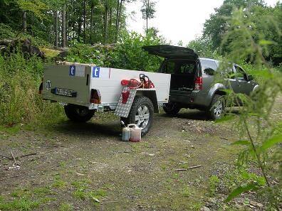 Living in a box: Camping mit Offroadanhänger