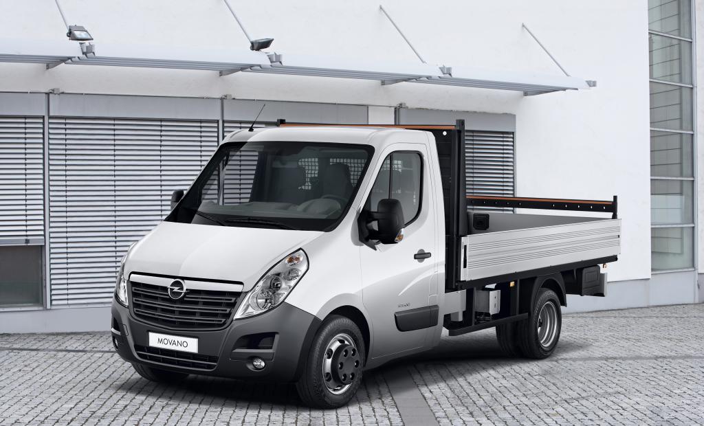 Neue Fahrgestellvarianten für den Opel Movano