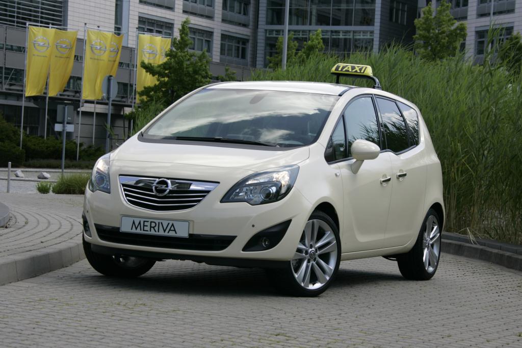 Opel Meriva mit guten Voraussetzungen für den Taxi-Einsatz