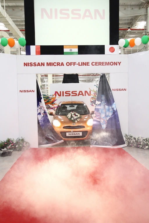 Produktionsstart des Micra in Indien