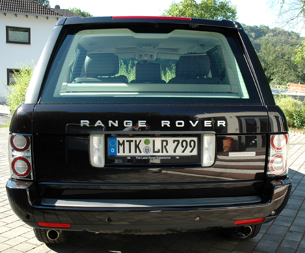Range Rover Supercharged: Heckansicht. 