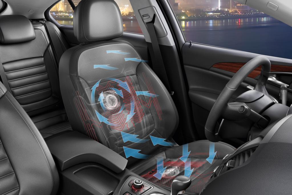 Sitzkühlung beim Opel Insignia.