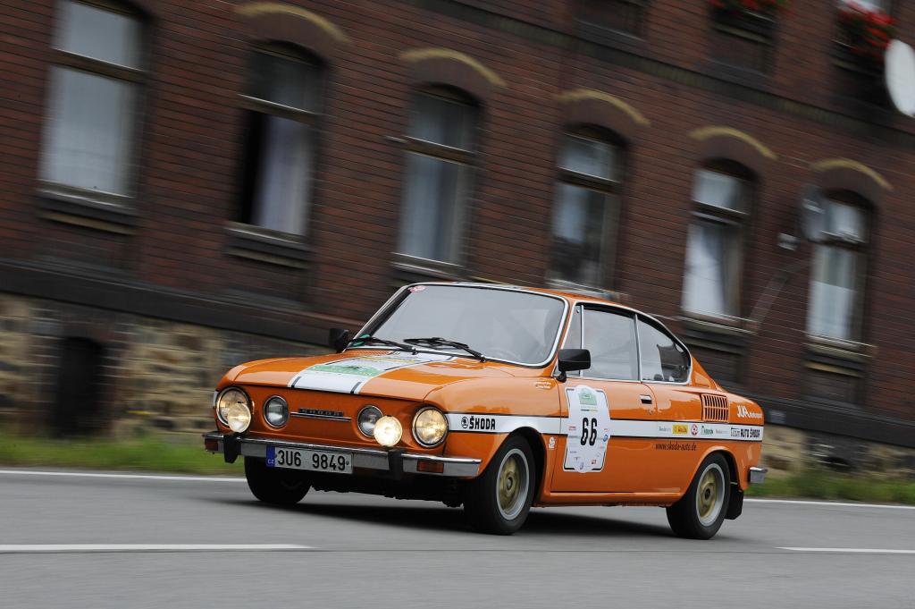 Skoda 110R auf Klassik-Tour