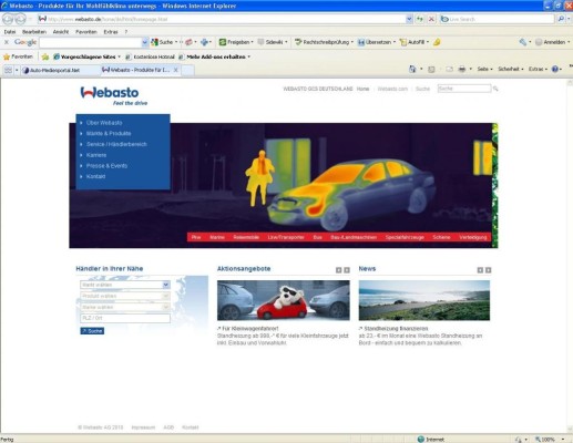 Webasto überarbeitet Online-Auftritt