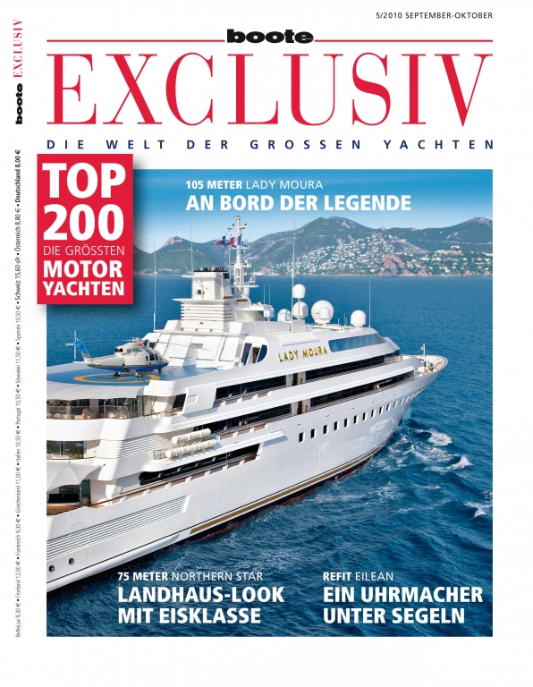 „Boot-Exklusiv“ zeigt die 200 größten Motoryachten der Welt