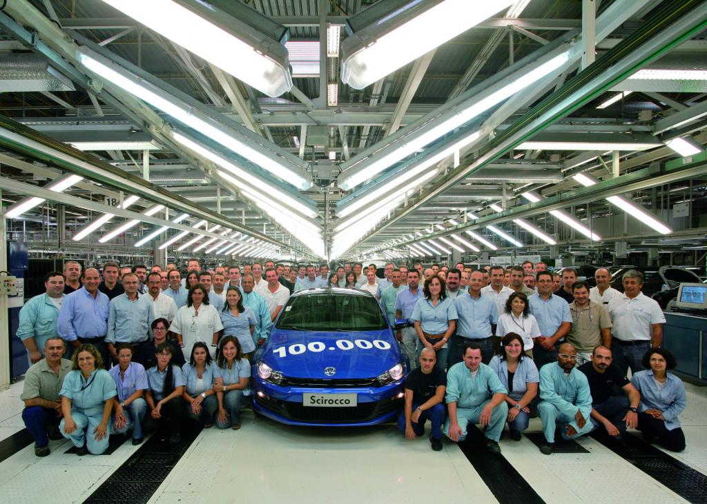 100 000 VW Scirocco der dritten Generation gebaut