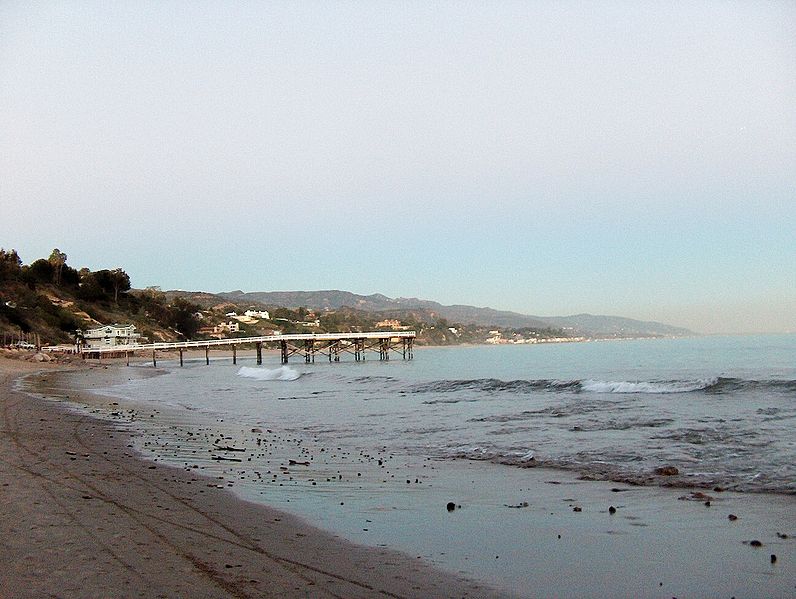 Am Strand von Malibu