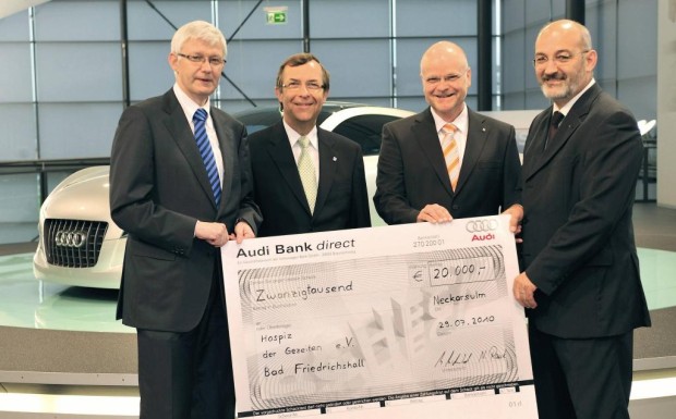 Audi spendet für Hospiz in Bad Friedrichshall