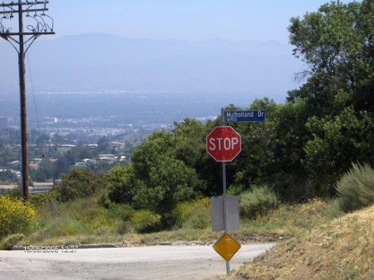 Auf dem Mulholland Drive
