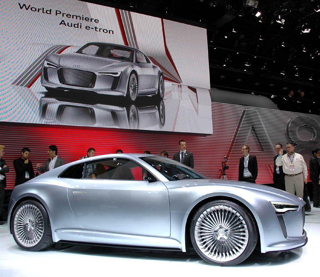 Autos von morgen: Audis E-Tron-Kompaktsportler. 