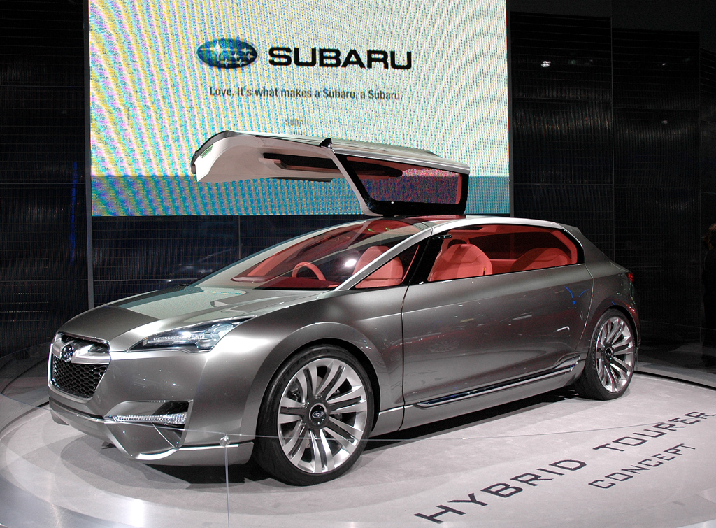 Autos von morgen: Subaru-Kombi Hybrid Tourer Concept. 