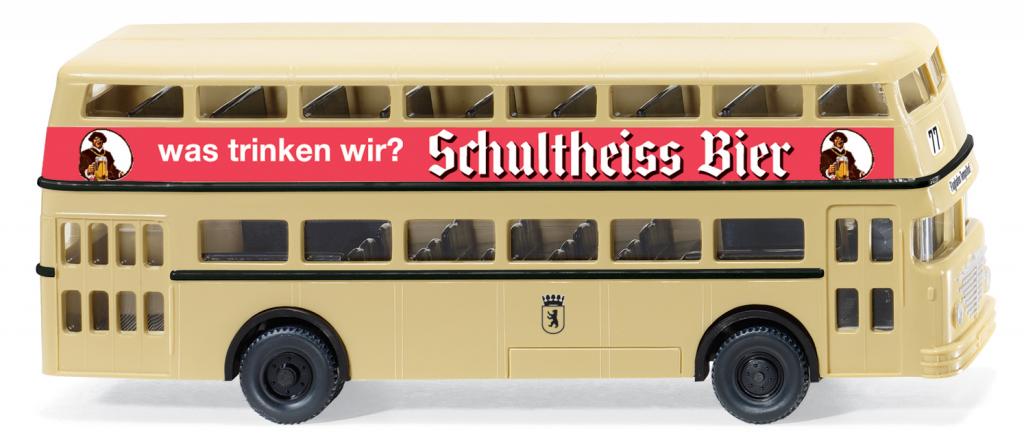 Büssing-Doppeldeckerbus von Wiking.