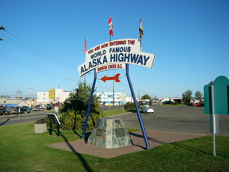 Der Beginn des Alaska Highways