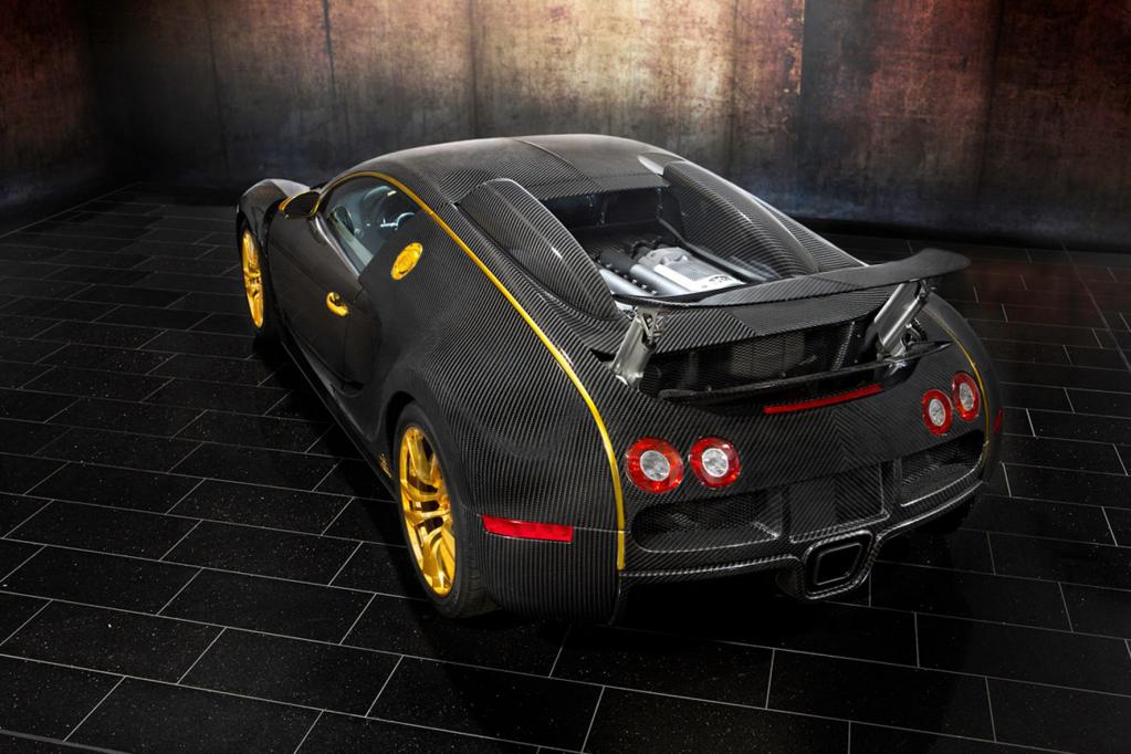 Der Tuner Mansory verwandelt den Bugatti Veyron in einen Goldjungen. 