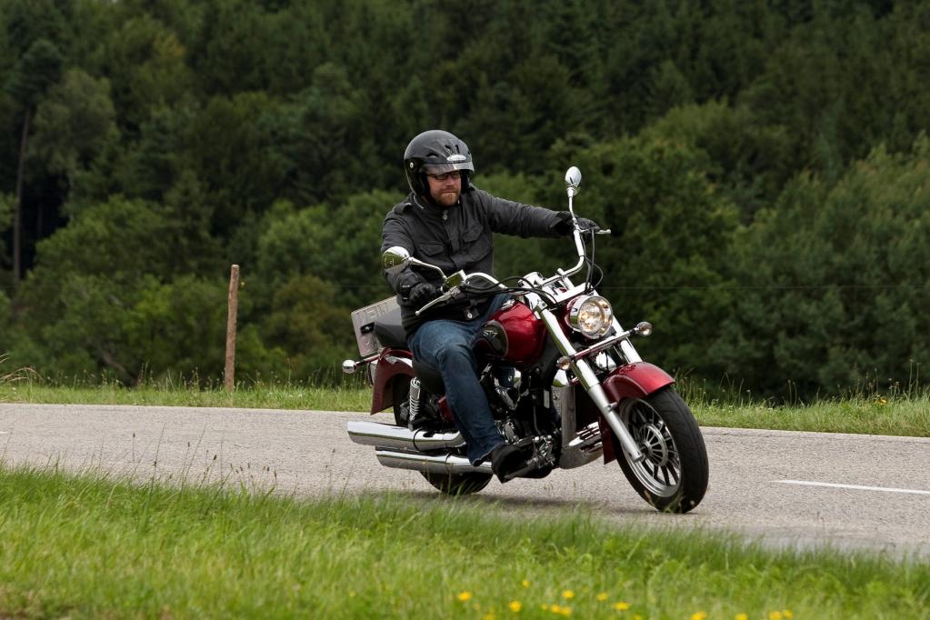 Der V2-Motor der ST 700i besitzt 680 ccm Hubraum. 
