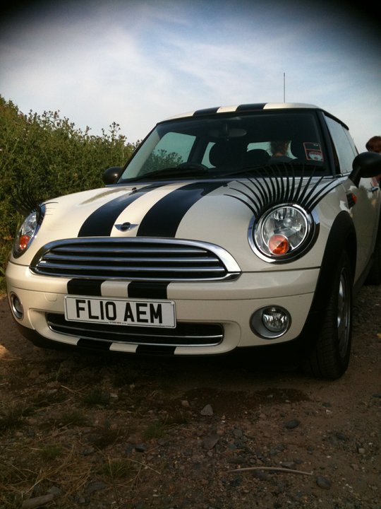 Der sexy Augenaufschlag des Mini, Foto: Facebook Carlashes