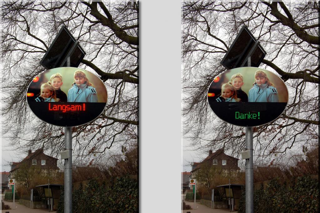 Dialog-Displays sorgen für angepasste Geschwindigkeit 