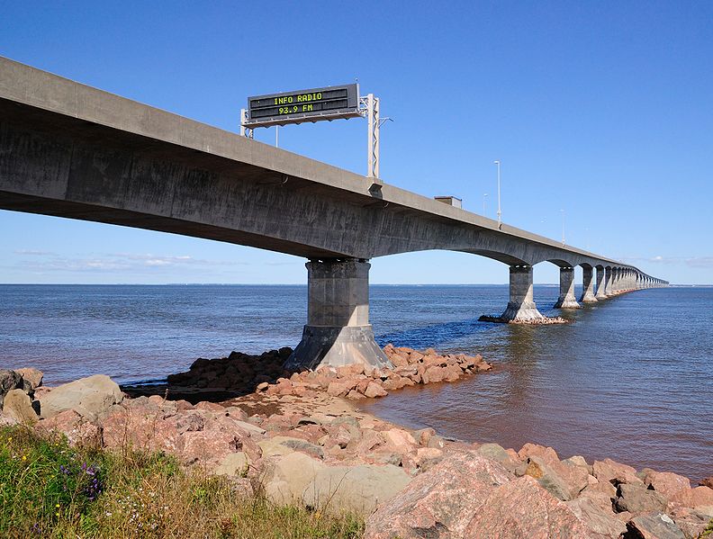 Die Confederations Bridge bei Prince Edward Island