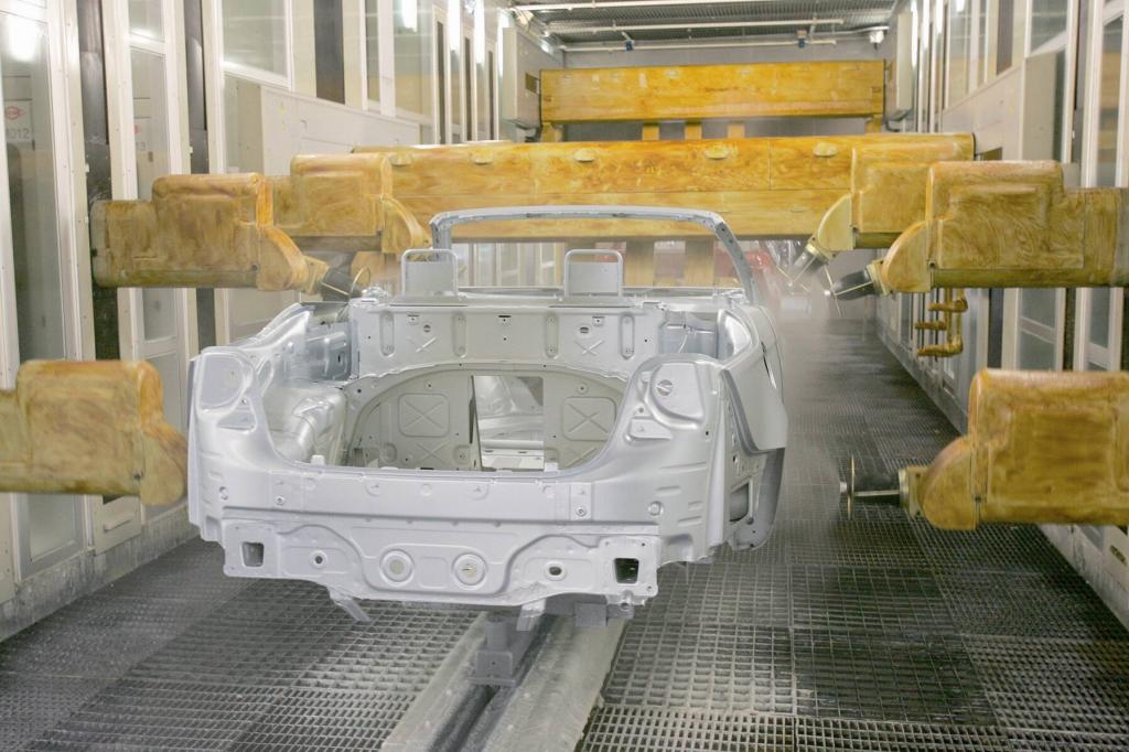 Die Lackiererei ist einer der größten Energieverbraucher im Automobilbau.