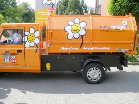 Ecocraft Ecocarrier jetzt auch als Müllsammelfahrzueg