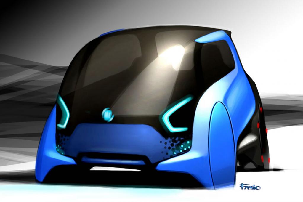 Elektro-Citycar von Fiat  