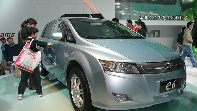 Elektroauto des chinesischen Autobauers BYD