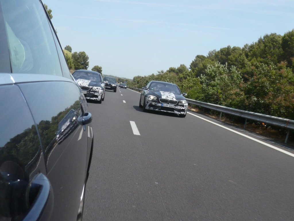 Erwischt: BMW M5 Erlkönig – In Geschwaderfahrt nach Spanien