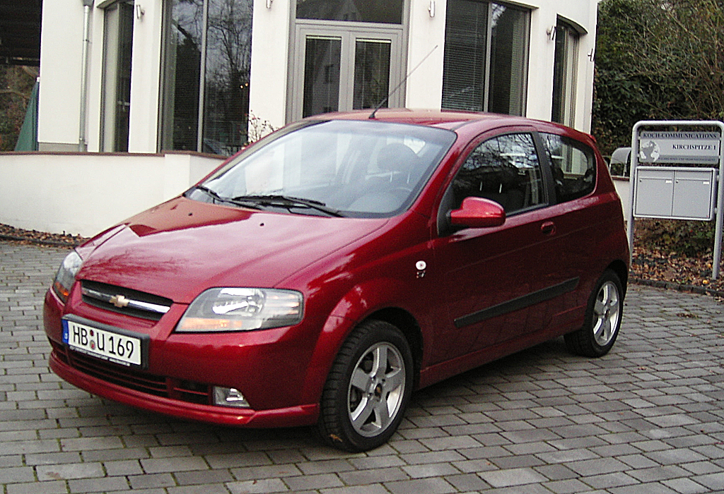 Gehörten einmal zu Chevrolets Produktprogramm bei uns: Kleinwagen Kalos ... 