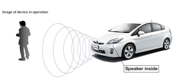 Kontakt! Die  Lautsprecherfunktion des japanischen Toyota Prius