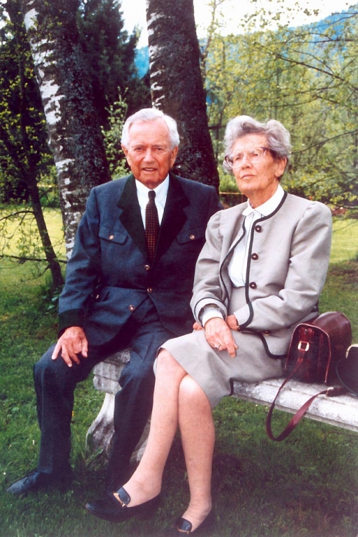Louise Piëch mit ihrem Bruder Ferry Porsche, Bild von: Porsche Holding