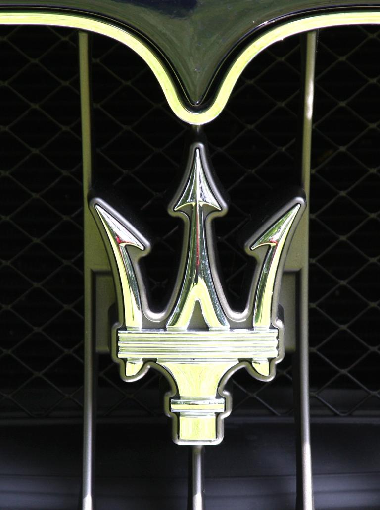 Maserati GranCabrio: Der Dreizack ist das Symbol der italienischen Nobelmarke. 