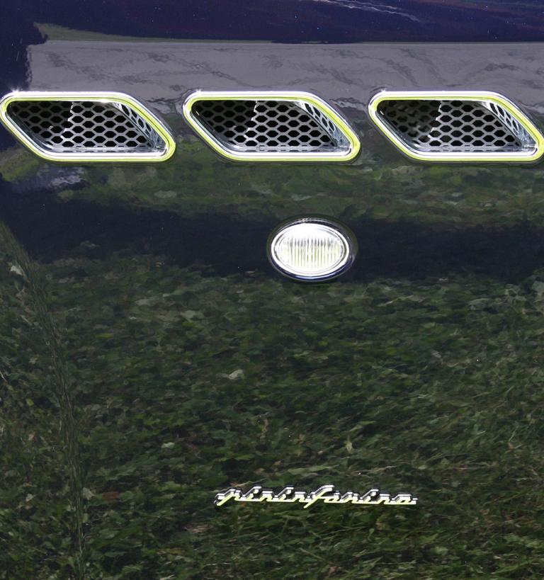 Maserati GranCabrio: Detailaufnahme von der seitlichen Außenhaut. 