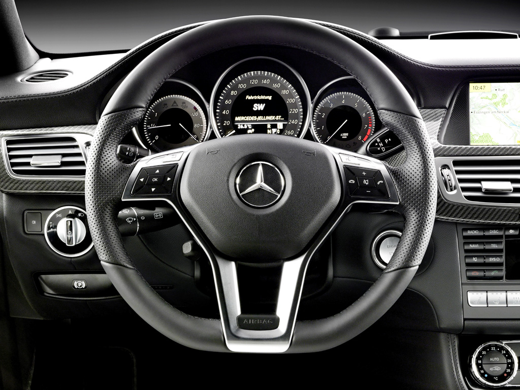 Mercedes-CLS-Neuauflage: Blick ins schnörkellos elegante Cockpit. 
