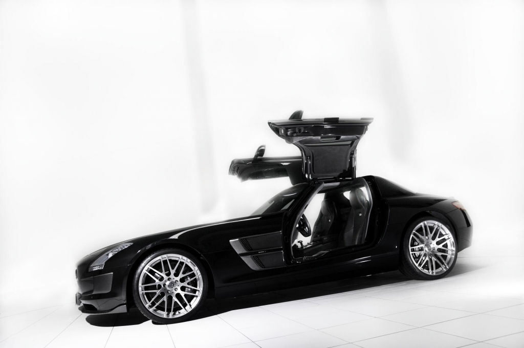 Mercedes SLS AMG im Brabus-Trimm: Leichter dank Carbon