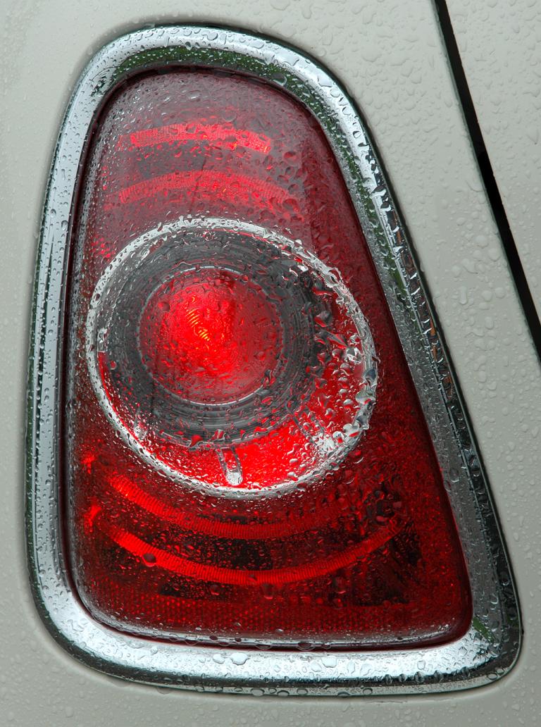 Mini: Die Rückleuchten mit LED-Technik sind serienmäßig. 