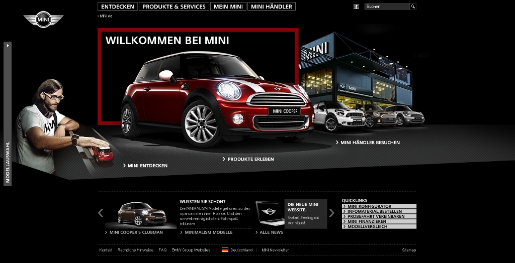 Mini-Onlineauftritt wurde überarbeitet