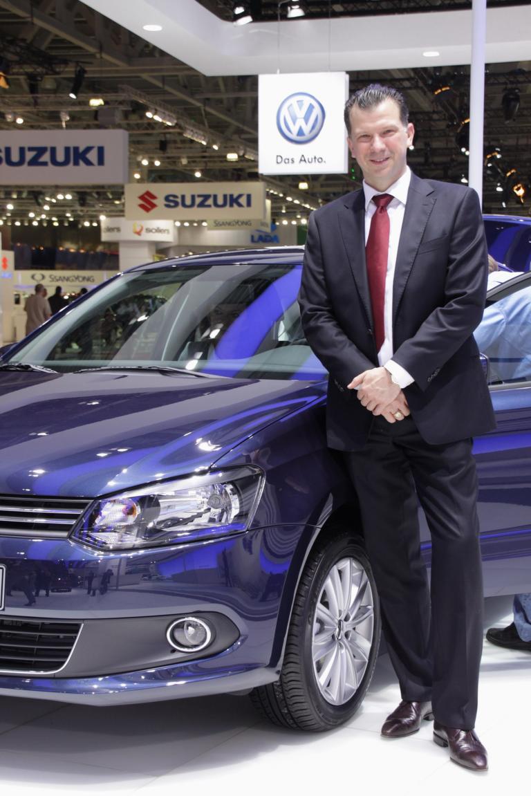 Moskau Motorshow 2010: Frank Wittemann. 