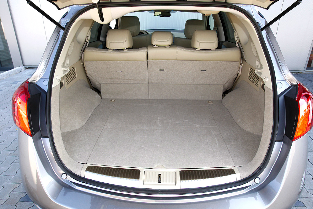 Nissan Murano Diesel: Blick in den Kofferraum. 