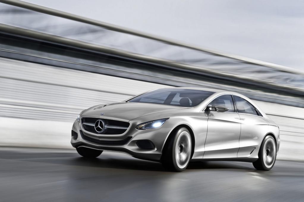 Offizielle CLS-Fotos gibt es noch nicht. Die Serienversion wird aber Züge der Designstudie F800 Style tragen. 