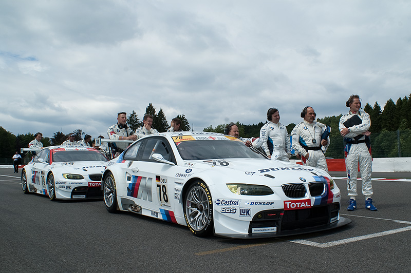 Podestplatz für den Audi R8 LMS in Spa