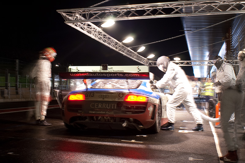 Podestplatz für den Audi R8 LMS in Spa