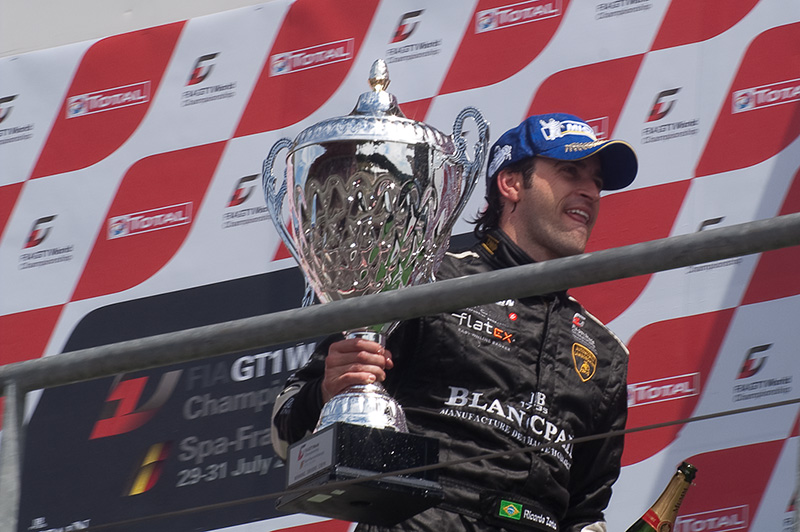 Podestplatz für den Audi R8 LMS in Spa