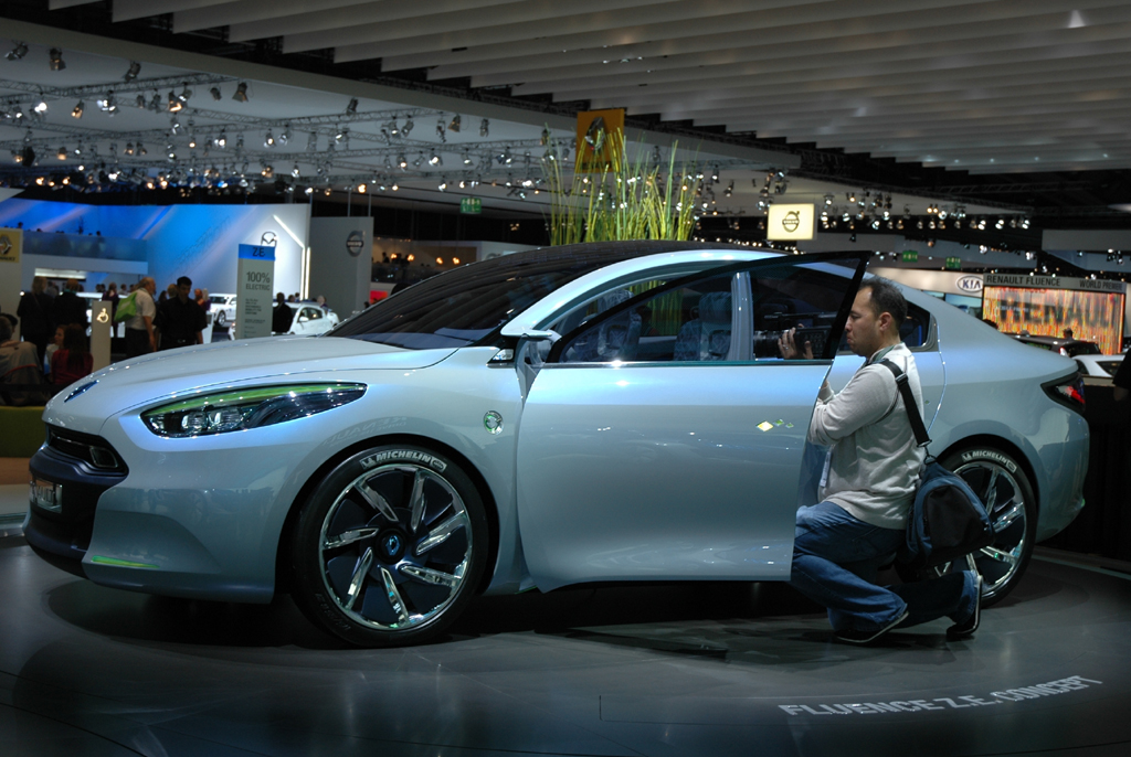 Renault Fluence ZE, hier als Studie.